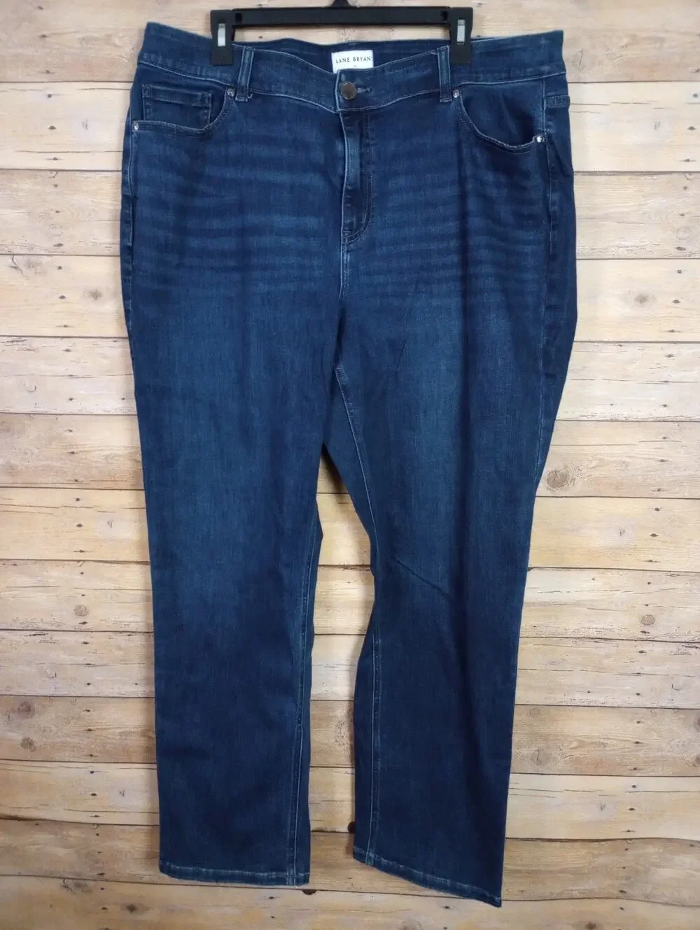 Lane Bryant Women Jeans 22 Blue Straight Leg Denim